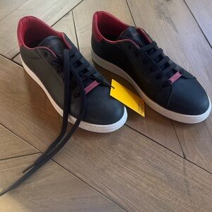 Black and Red Sneakers